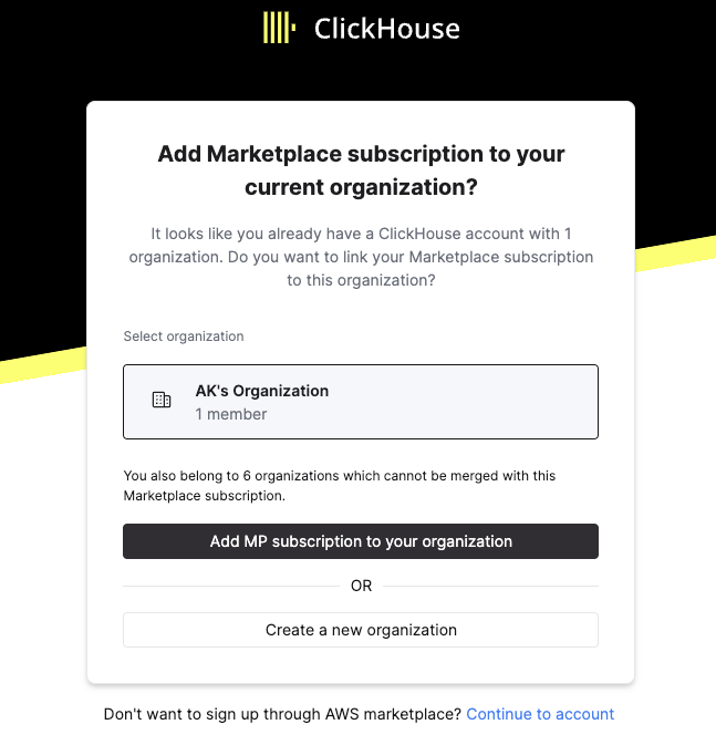 Добавление подписки Marketplace